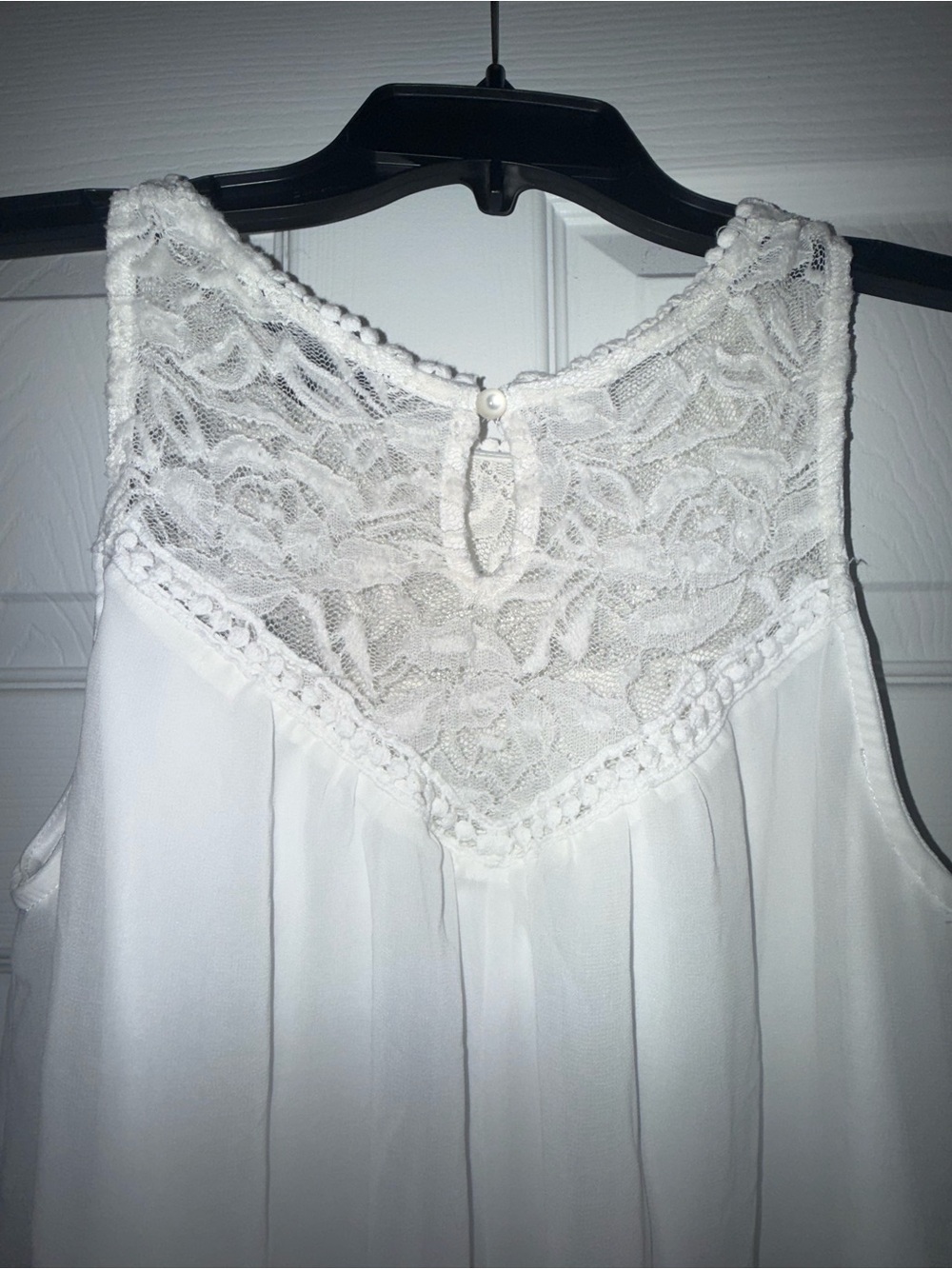 As You Wish White Dress XL | Elegant Mini Dress | Size XL | Pit to Pit): 18 inch - Picture 5 of 5